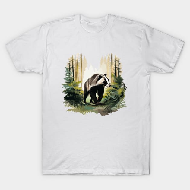 Badger Lover T-Shirt by zooleisurelife